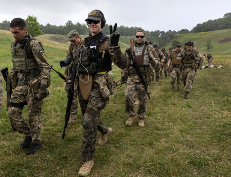 Azov Regiment Forces Train In Kharkiv Region