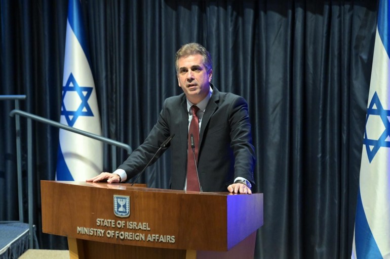 Israeli Foreign Minister Eli Cohen