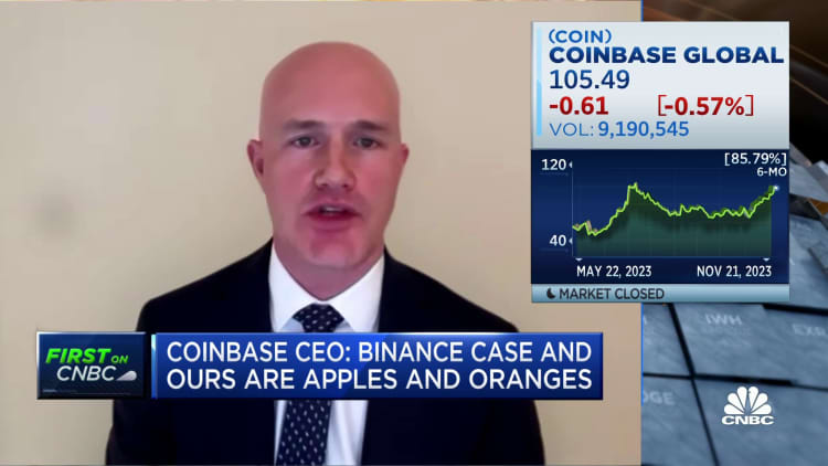 الرئيس التنفيذي لشركة Coinbase على Binance: من الجيد للصناعة أن تقلب الصفحة، وتتأكد من أننا نتبع القانون