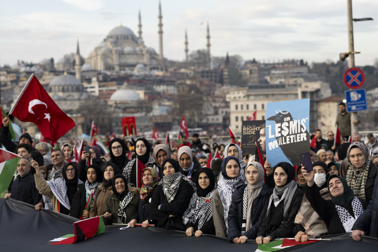 الصورة: تركيا-الفلسطينية-إسرائيل-حزب العمال الكردستاني-ديمو