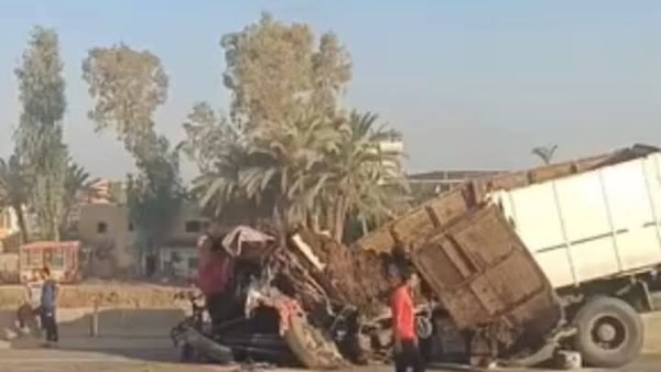 مصرع شخصين في حادث على الطريق الإقليمي في المنوفية
